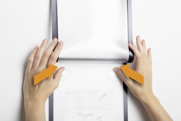 Durable Okvir DURAFRAME WALLPAPER A4, srebrn