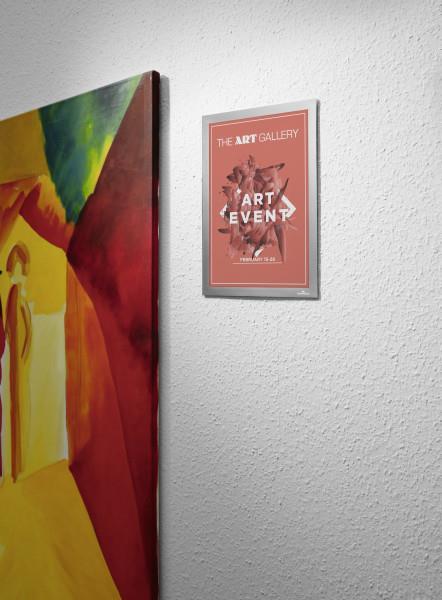 Durable Okvir DURAFRAME WALLPAPER A4, srebrn