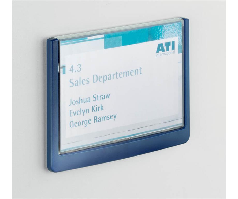 Durable Info ploščica Click 149x105,5mm modra