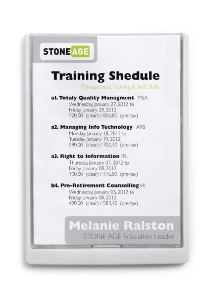 Durable Info ploščica Click A4 210x297 mm bela