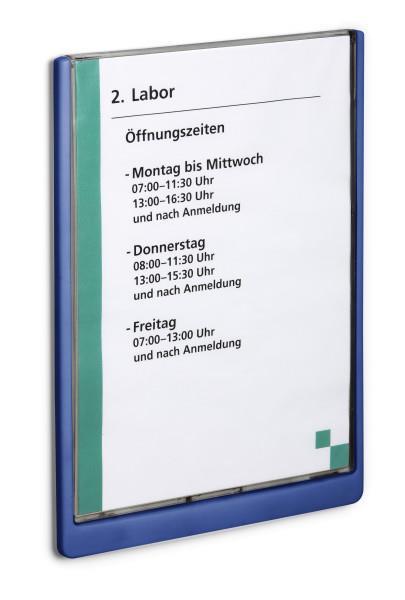 Durable Info ploščica Click A4 210x297 mm modra