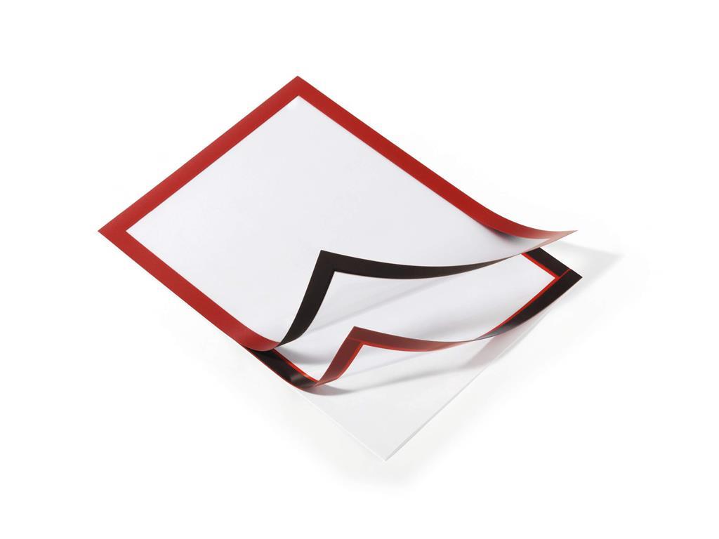 Durable Okvir DURAFRAME A4, rdeč, 2 kos