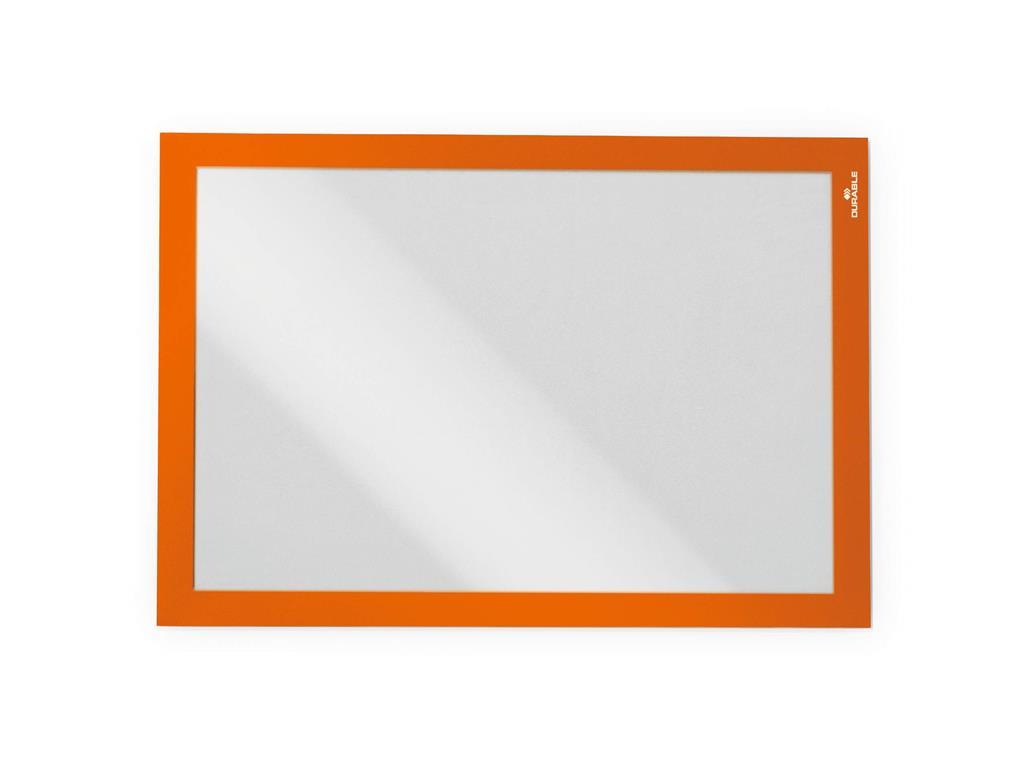 Durable Okvir DURAFRAME A4, oranžen, 2 kos