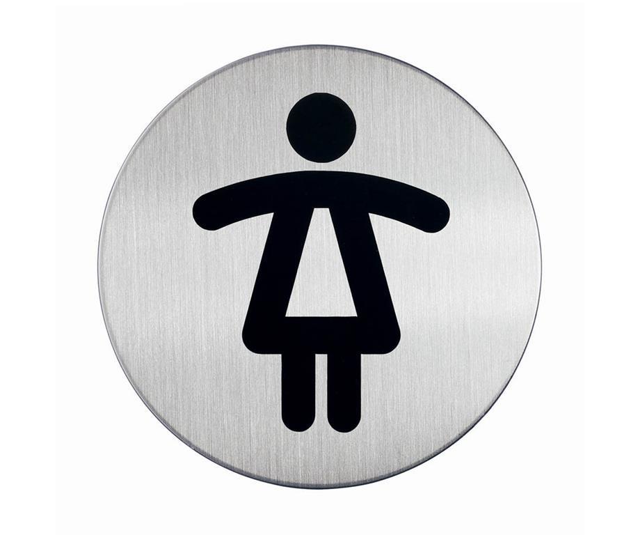 Durable Piktogram - WC ženski, fi 83mm (4904)