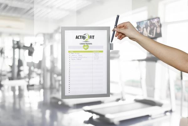 Durable Okvir DURAFRAME NOTE A4, srebrn