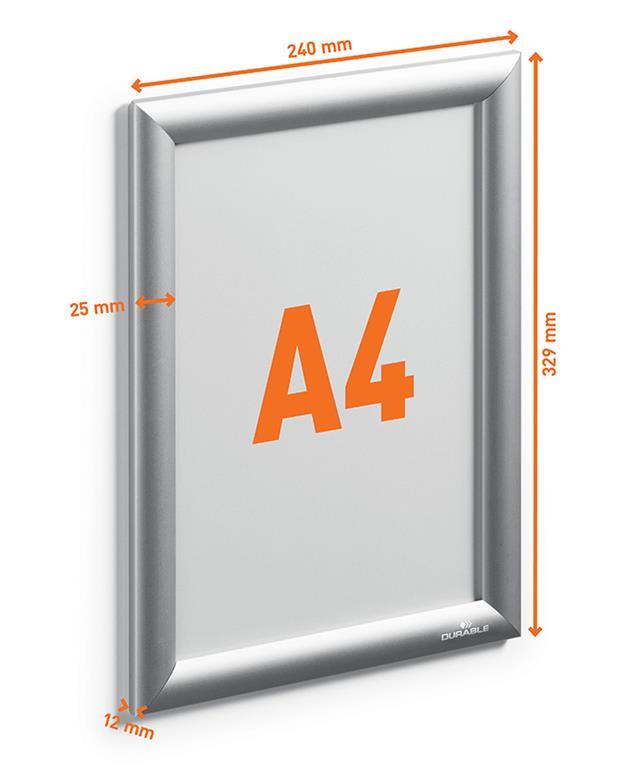 Durable Okvir za letake Snap A4 - zunanji