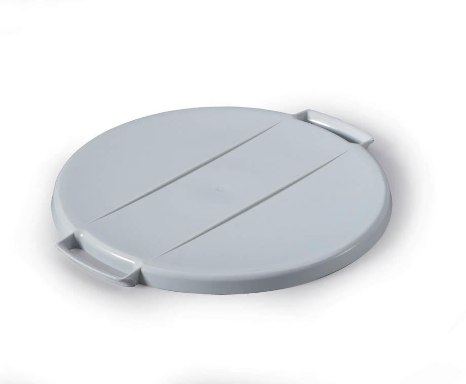 Durable Durabin pokrov okrogel 40l siv