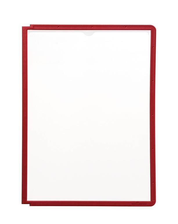 Durable Predstavitvena mapa (5606) rdeča, 5 kos