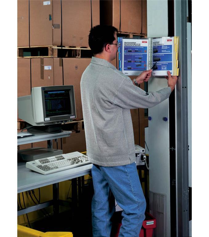 Durable Stenski nosilec map (5674), za 10 map