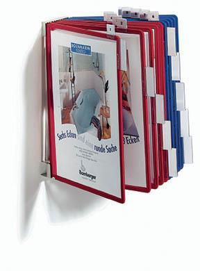 Durable Stenski nosilec map (5674), za 10 map