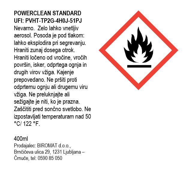 Durable Razpihovalo prahu Powerclean Standard