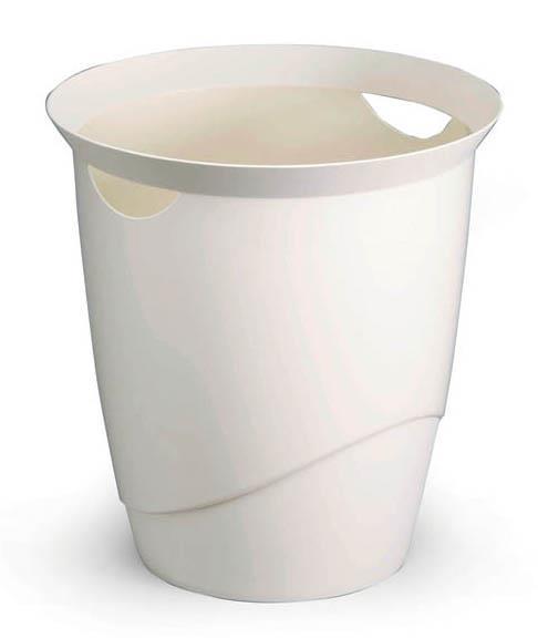 Durable Koš za smeti TREND bel