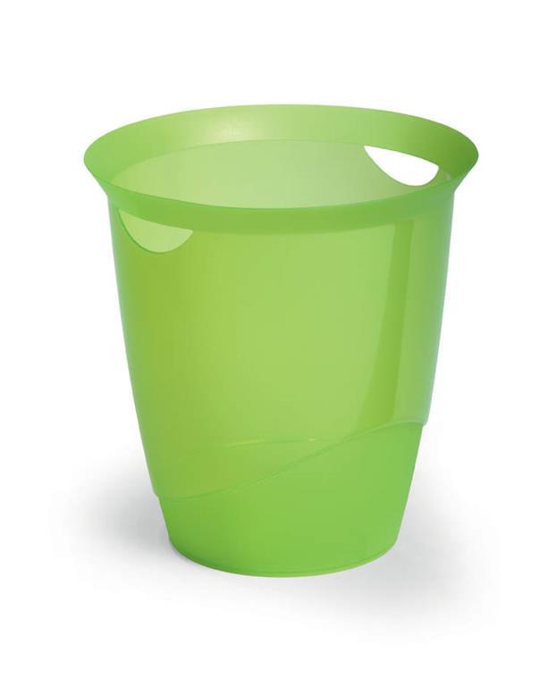 Durable Koš za smeti TREND prosojno zelen