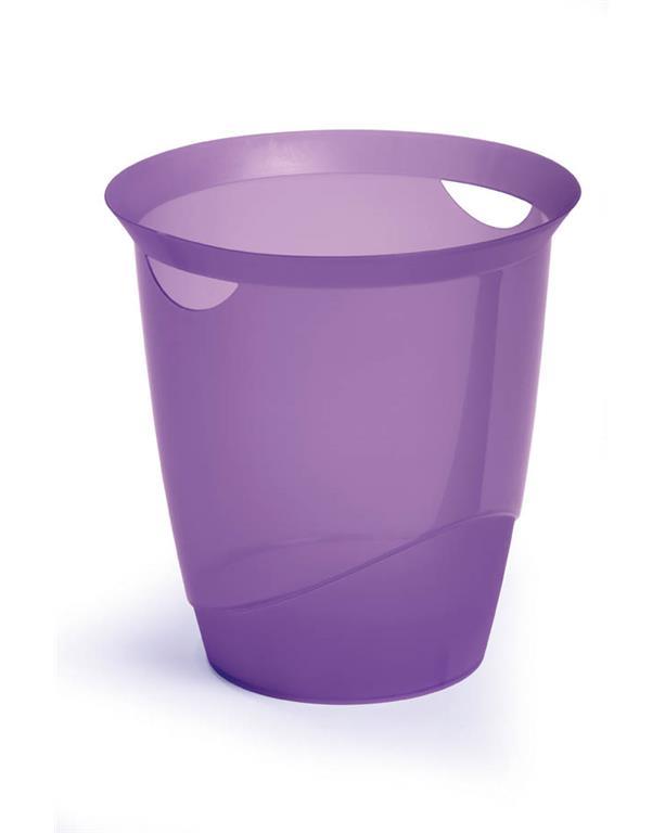 Durable Koš za smeti TREND prosojno lila
