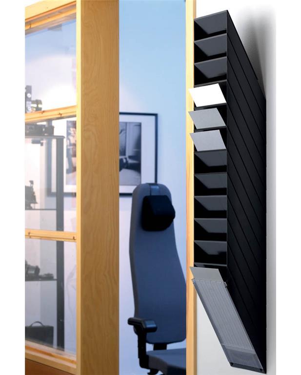 Durable Flexiboxx stenski 12 A4 črn