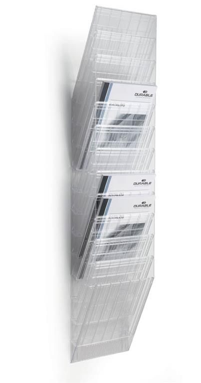 Durable Flexiboxx stenski 12 A4 prozoren
