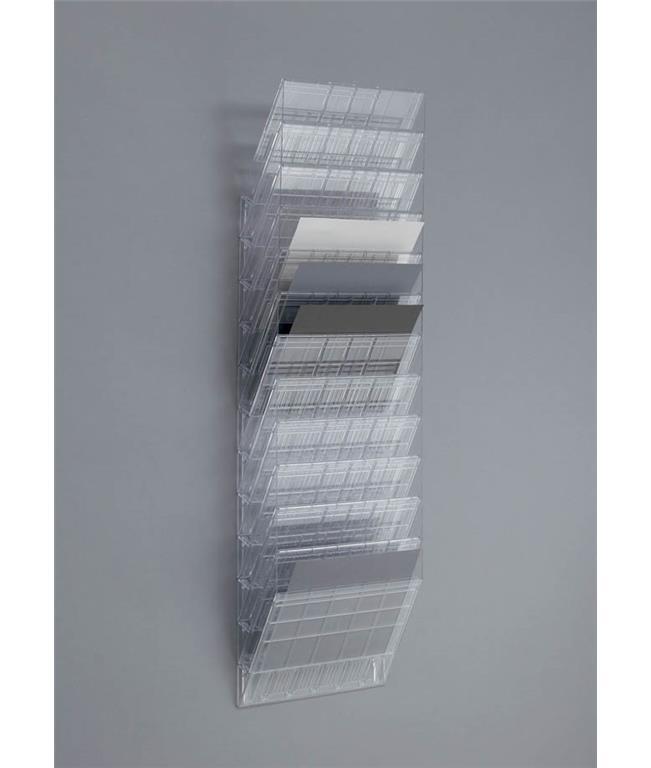 Durable Flexiboxx stenski 12 A4 ležeč prozoren