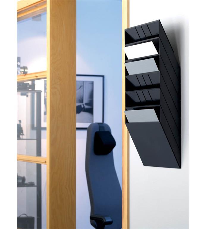 Durable Flexiboxx stenski 6 A4 ležeč črn