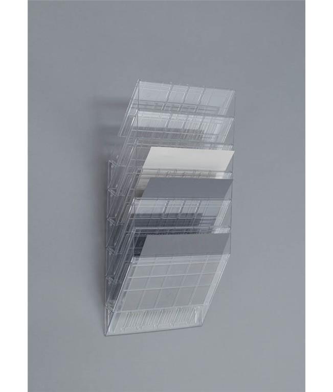 Durable Flexiboxx stenski 6 A4 ležeč prozoren