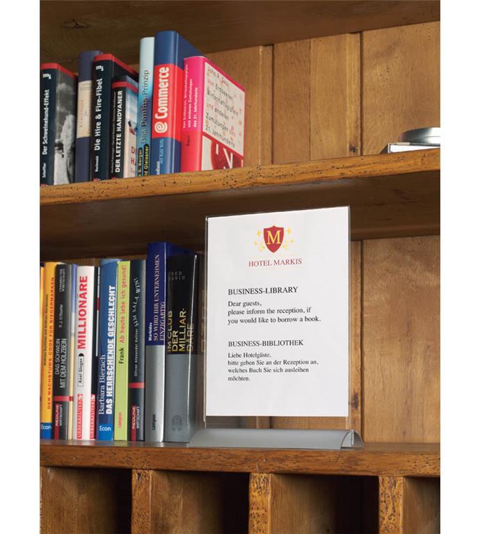 Durable Namizno stojalo A5, alu podstavek (8588)