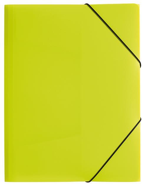 Pagna Mapa z zavihki in el. A4, sv.zelena