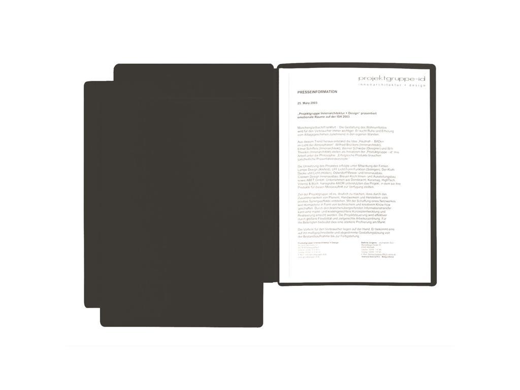 Pagna Predstavitvena mapa STAR, črna