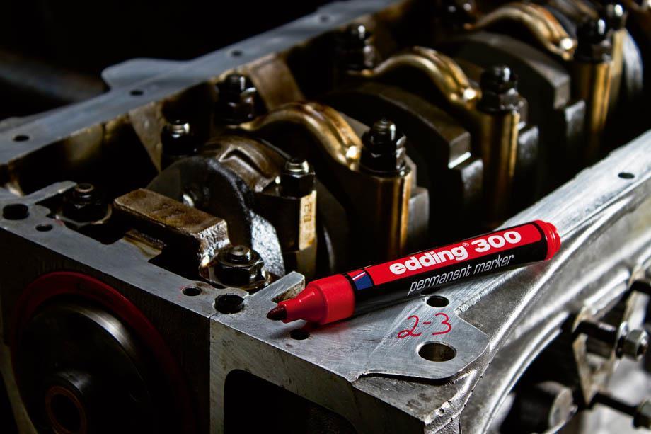 Edding Marker perm. E-300, okr. kon., roza