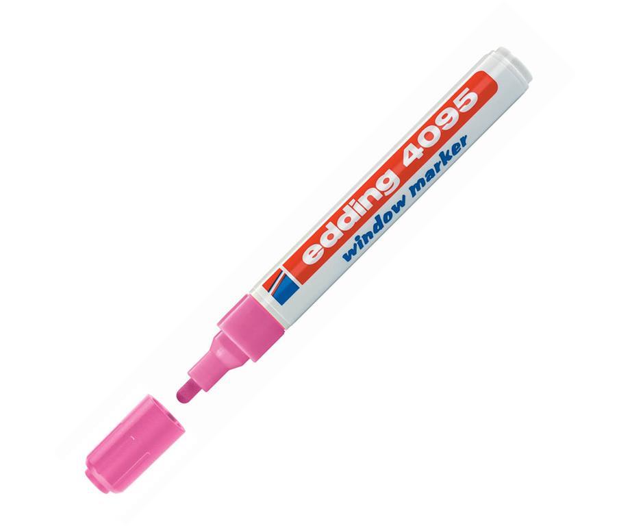 Edding Marker kredni E-4095, 2-3 mm, neon roza