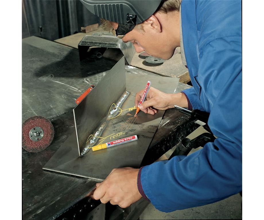 Edding Marker z lakom E-750, 2-4 mm, črn