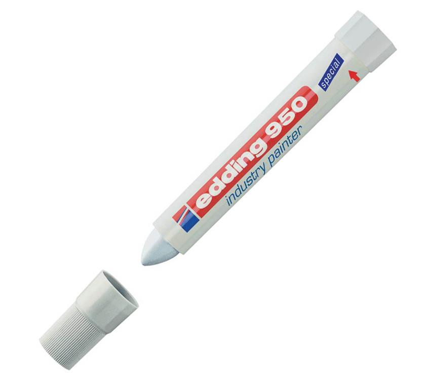 Edding Pasta industrijska E-950, 10 mm, bela