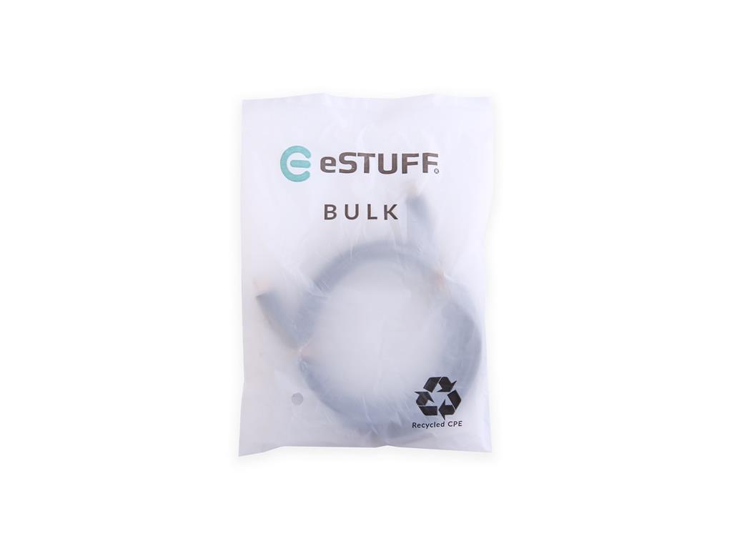 eSTUFF INFINITE kabel USB C-C 2m, črn