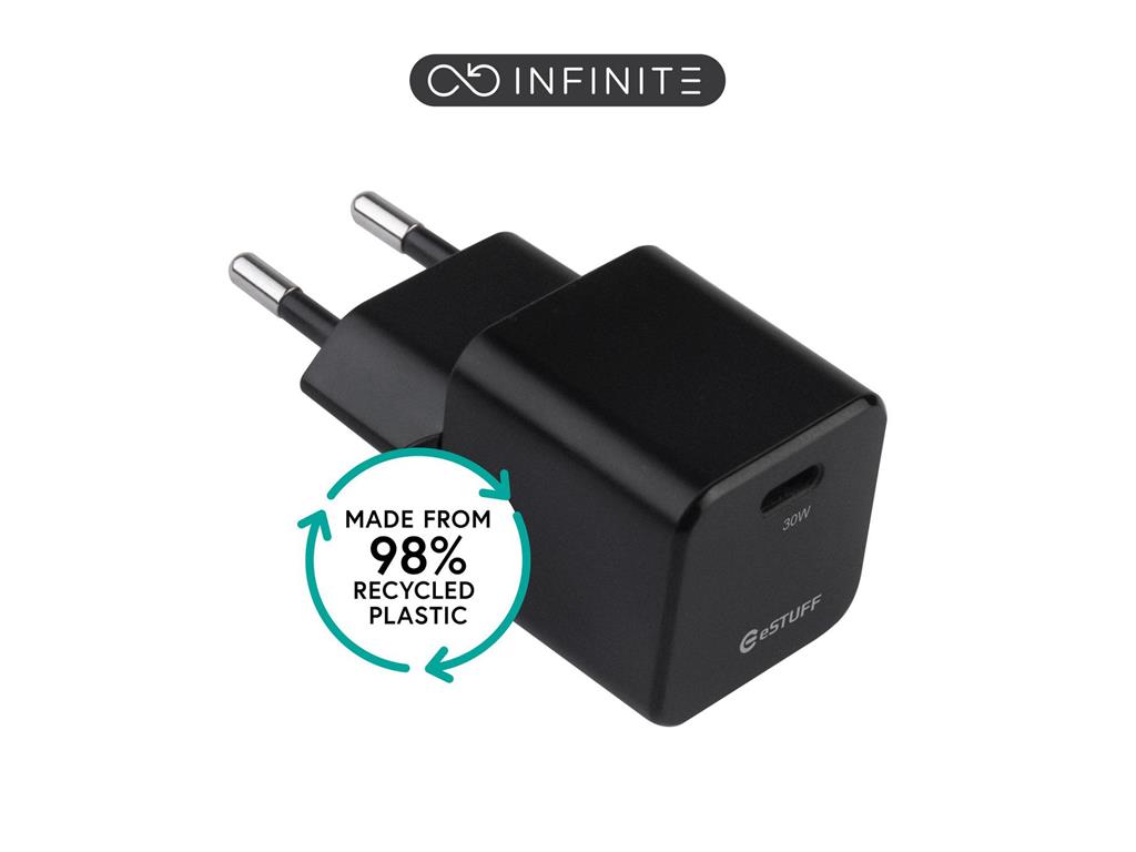 eSTUFF INFINITE polnilnik USB-C PD 30W GaN