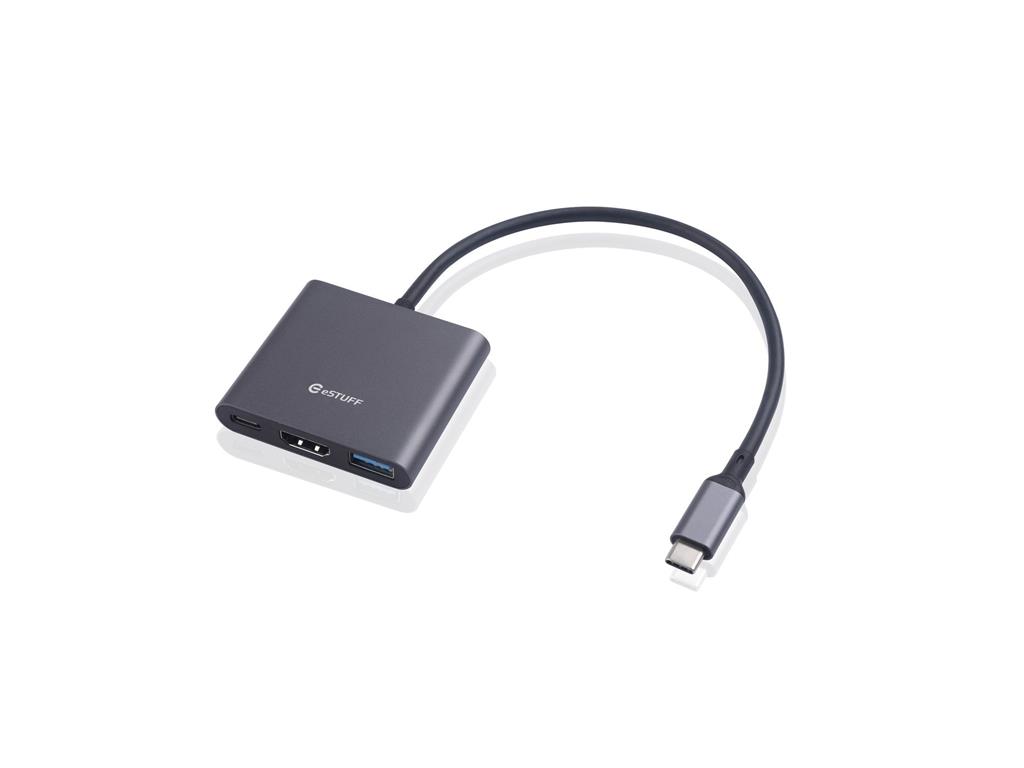 eSTUFF USB-C AV hub razdelilnik