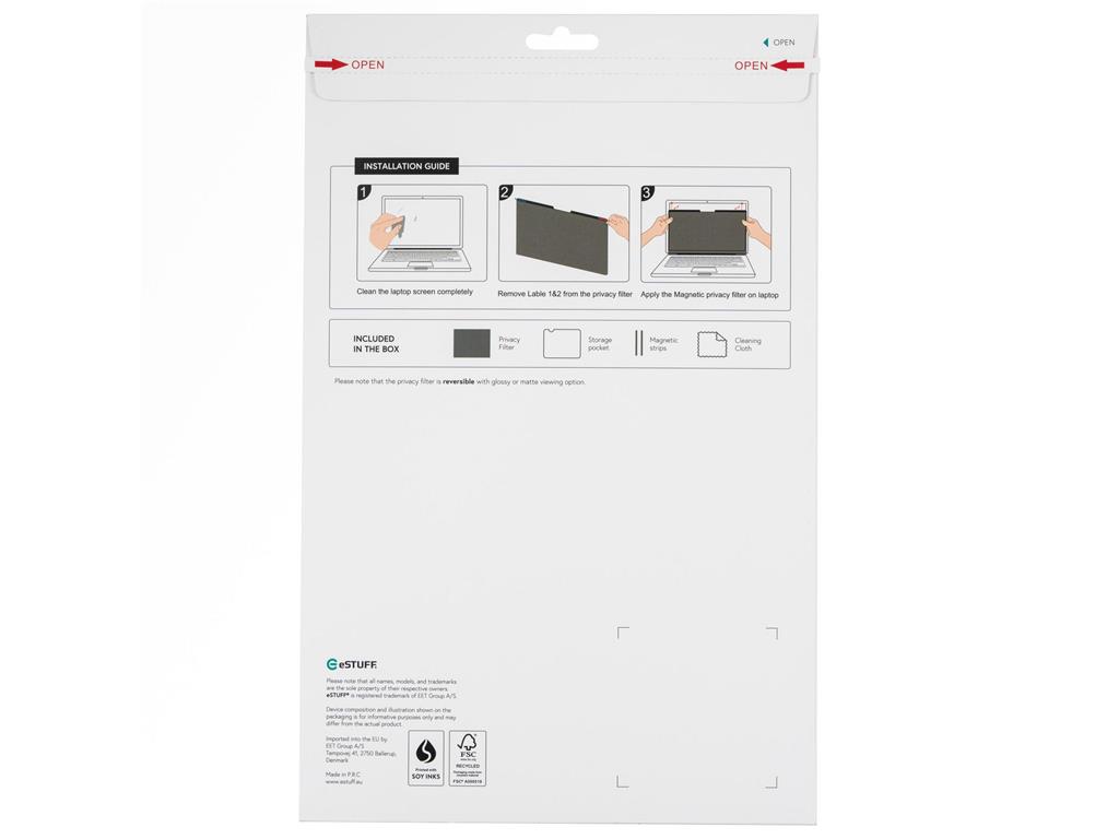 eSTUFF Filter zasebnosti magnetni 15"
