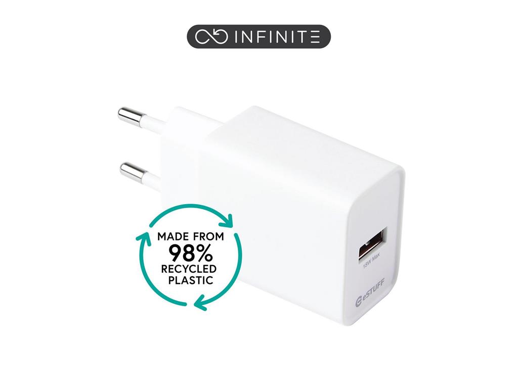 eSTUFF INFINITE polnilnik USB-A 18W