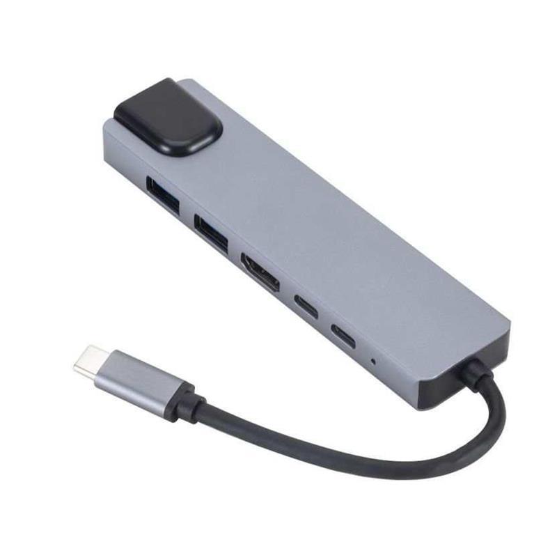 eSTUFF USB-C razdjelnik, 6-u-1