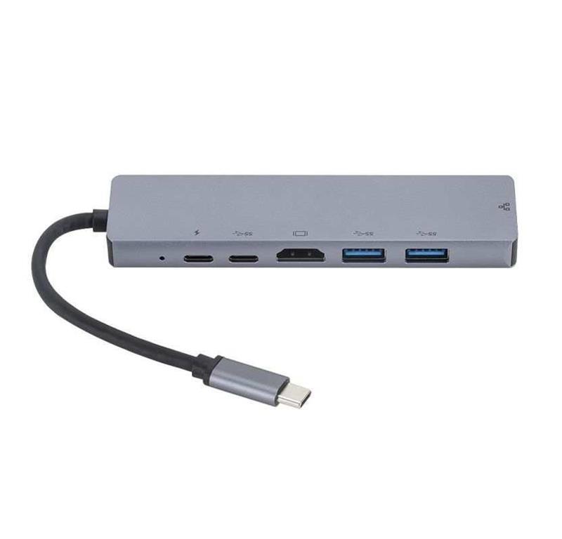 eSTUFF USB-C razdjelnik, 6-u-1