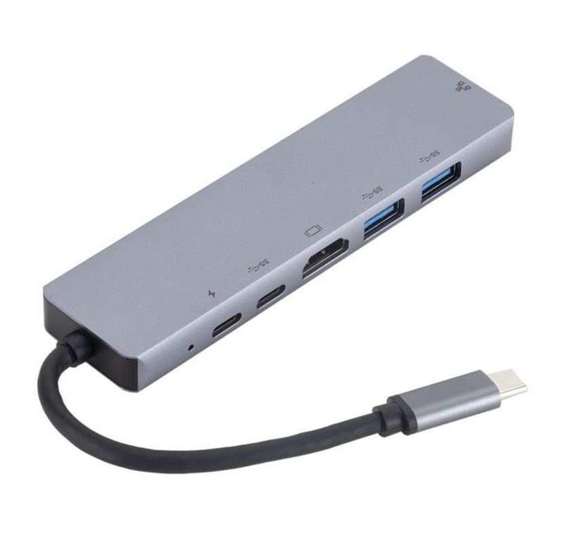 eSTUFF USB-C razdjelnik, 6-u-1