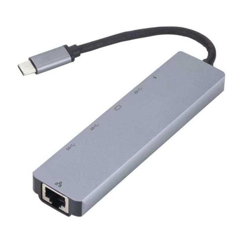 eSTUFF USB-C razdjelnik, 6-u-1