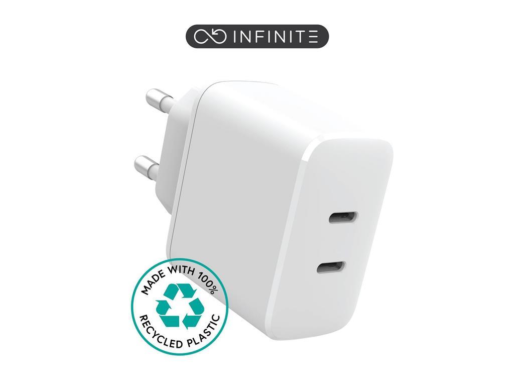 eSTUFF INFINITE punjač 2x USB-C 35W