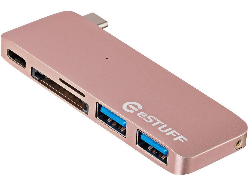 eSTUFF USB-C Hub Rose Allure Series