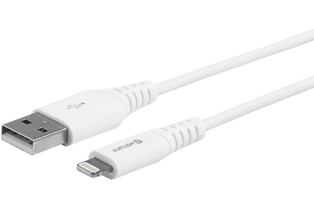 eSTUFF Lightning Cable MFI 0.15m White