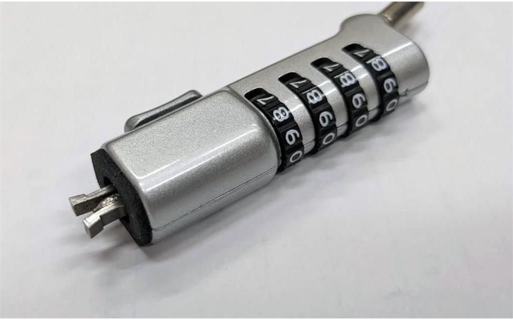 eSTUFF Sigurnosni lokot s tankim kombinacijskim