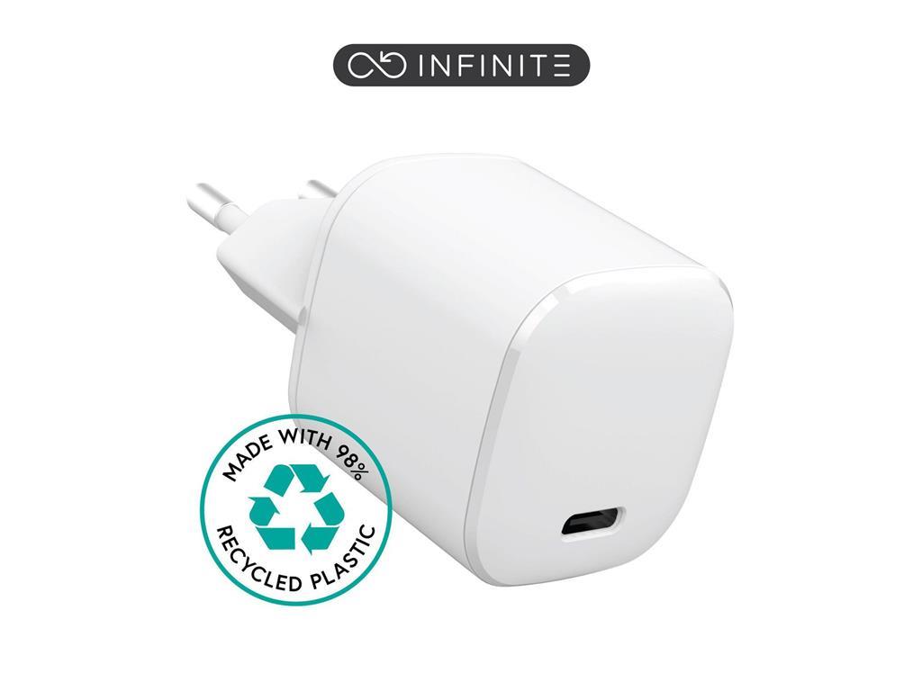 eSTUFF INFINITE (GRS) USB-C punjač EU PD 20W. 1