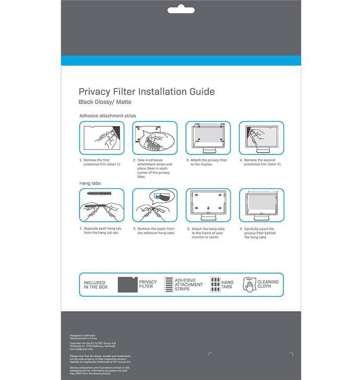 eSTUFF Filter privatnosti 29"" 672 mm x 283 mm