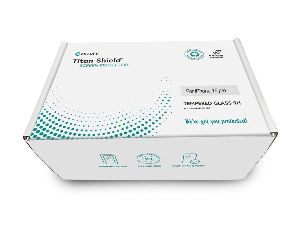eSTUFF Zaščita zaslona iPhone 15 Pro