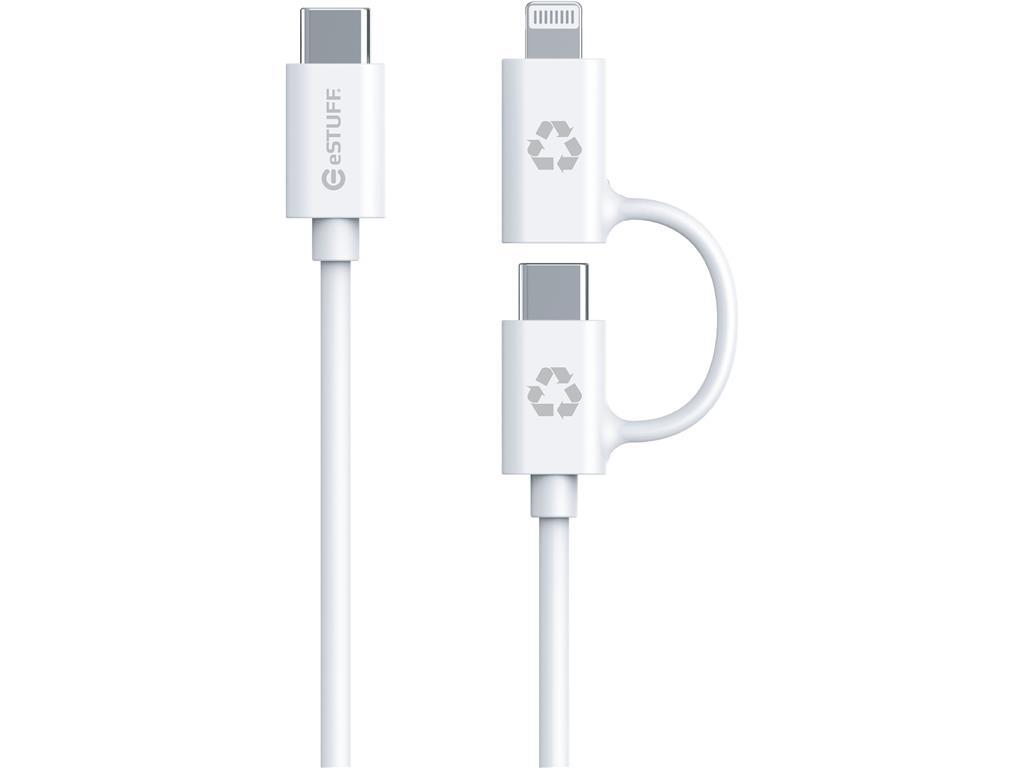 eSTUFF INFINITE Super Soft 2-u-1 USB-C na