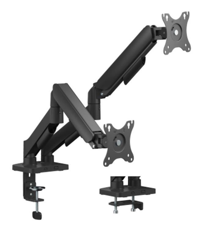 eSTUFF Dvostruki plinski nosač monitora