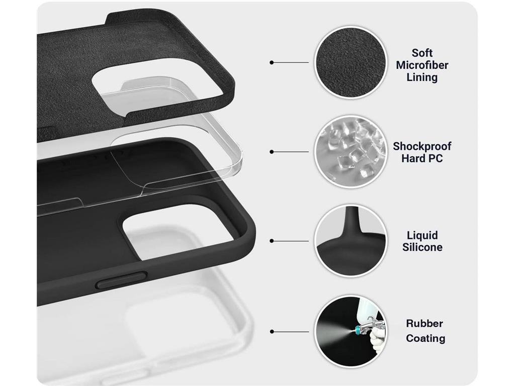 eSTUFF ROME iPhone Air črn