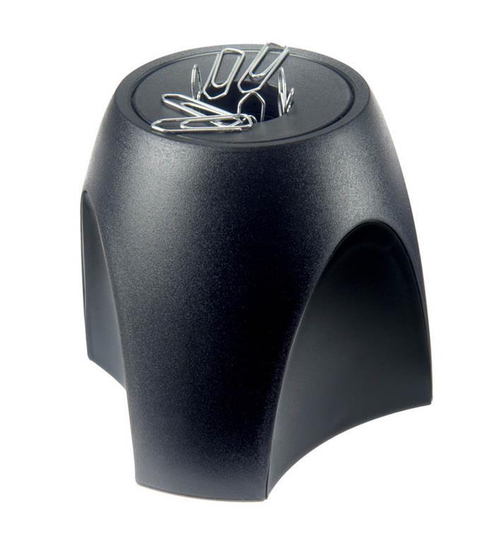 HAN Posodica za pap. sponke DELTA črna